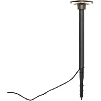 QAZQA Moderne spydspot sort inkl. LED IP54 - Skyf