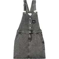 Calvin Klein Spencer - Denim Dungaree - Washed Black - - 16 år (176) - Kjole