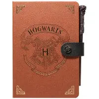 Harry Potter Zeszyt A5 noter Harry Potter læderlook + rosenrør kuglepen