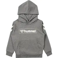 Hummel Hættetrøje - hmlBox - Gråmeleret - - 12 år (152) - Hættetrøje