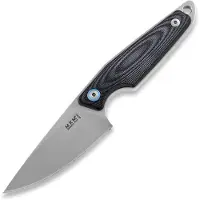 MKM Knives MKM Makro 1 Droppoint, Stonewashed Black G10 fixed knife, Jesper Voxnaes design