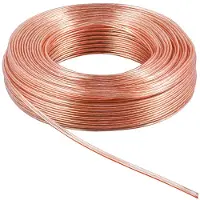 Goobay 15020, Kobberbeklædt aluminium (CCA), 100 m, Transparent