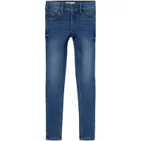 Name It Kids Jeans - Noos - NkfPolly - Medium Blue Denim - - 8 år (128) - Jeans