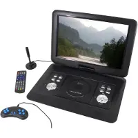 Soundmaster PDB1600SW, Bærbar DVD afspiller, Konvertibel, Sort, DVD-Video, MP3, VCD, CD, CD-R, CD-RW, DVD+R, DVD+RW, DVD-R, DVD-RW, DVB-T2