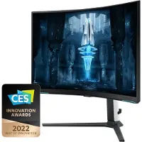 Samsung Odyssey Neo G8 S32BG850NP - G85NB Series - QLED-monitor - gaming - kurvet - 32 - 3840 x 2160 4K @ 240 Hz - VA - 350 cd/m² - 1000000:1 - 1 ms - 2xHDMI, DisplayPort - sort, hvid