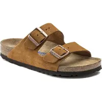 Birkenstock Birkenstocktil kvinder. 1009527 Arizona SFB VL Mink brown lædersandaler Arizona SFB VL Mink brown (42), Brun, Spænder, Casual