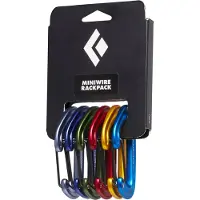 Black Diamond - Karabiner klatring - Miniwire Rackpack til Unisex - Sort