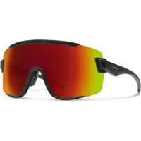 Smith - Solbriller - Wildcat Matte Black Chromapop Red Mirror til Unisex - Sort