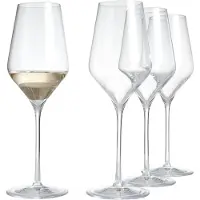 Aida Connoisseur Extravagant hvidvinsglas 40,5 cl 4-pak Clear
