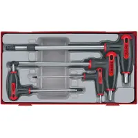 Teng Tools 7-element sæt unbrakonøgler hex TTHEX7 / TTHEX7AF