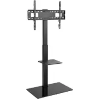 Goobay 58526, sort, stål, sort, stål, 1 hylde, sort