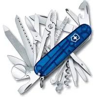 Victorinox Swisschamp (33) - blue transparant