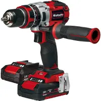 Einhell TE-CD 18 Li-i BL, Pistolgreb boremaskine, Nøglefri, Aluminium, Sort, Rød, 1,3 cm, 1 cm, 500 rpm