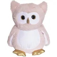 Teddykompaniet Bamse - Selvlysende Ugle - 23 cm - Lyserød - - OneSize - Bamse