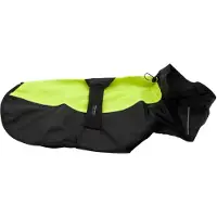 Zooplus Exclusive Hunde-regnjakke Illume Nite Neon - ca. 40 cm ryglængde