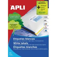 APLI 1285-boksers Multifunktionsetiket 48.5x25.4 Mm