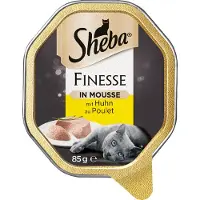 Sheba bakker 22 x 85 g - Finesse Mousse: Kylling