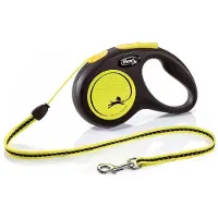 Flexi Neon Reflect Cord Flexisnor Gul S 5m 5m