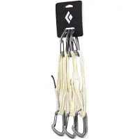 Black Diamond - Ekspresslynger - Miniwire Alpine Qd 3 Pack til UnisexNylon - Hvid