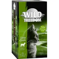 Wild Freedom Økonomipakke: 24 x 85 g Adult i bakke - Green Lands - Lam & Kylling