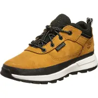 Timberland Timberlandtil drenge. TB0A2GDA2311 Læderstøvler med snørebånd Field Trekker gul (24), Fast, Blonder, Casual, børnetøj
