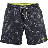 s.Oliver Badeshorts citron / grå / sort