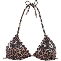 LASCANA Bikinioverdel 'Lexa' beige / sort