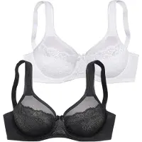 Petite fleur Minimizer sort / hvid