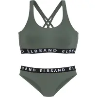 Elbsand Bikini khaki / sort / hvid