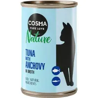 Cosma Økonomipakke: 24 x 140 g Nature - Tun & Ansjoser
