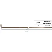 Sapim Leader Inox J-bend Eger 100 Enheder