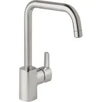 Damixa Pine køkken høj g-tud - rub clean, 8l/min, steel (pvd)
