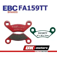 EBC Fa-tt Series Carbon Fiber Offroad Fa159tt Bremseklodser