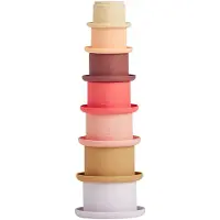 OYOY Stablekopper - Tawa Silikone - Cherry Red/Vanilla - - OneSize - Stablelegetøj