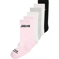 Jordan Sokker grå-meleret / rosé / sort / hvid