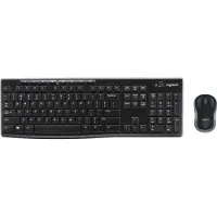 Logitech MK270-sæt – tastatur og mus – trådløst DE – sort