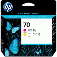 HP 70 - Gul, magenta - printhoved - for DesignJet HD Pro MFP, T120, Z2100, Z3100, Z3100ps, Z3200, Z3200ps, Z5200, Z5400