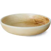 HK Living Home Chef dyb tallerken medium Ø19,3 cm Rustic cream/Brown