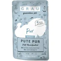 Grau Adult kornfri portionsposer 16 x 125 g - Kalkun