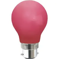 Star Trading rød B22d LED-pære Outdoor