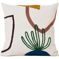 Ferm Living Mirage pude 50x50 cm Island
