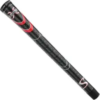 Superstroke Cross Comfort Golf Club Grip Black/Red (Standard) | Mjuk & klibbig polyuretan som ökar dragkraften | X-stil yta & non-slip | Swing sn