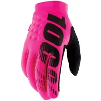100% BRISKER Handsker Neon Pink - XL