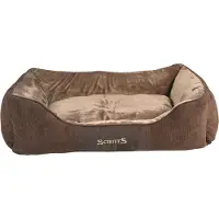 Scruffs & Tramps Chester Box Bed hundekurv chocolate