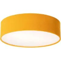 QAZQA Smart loftslampe okker 40 cm inkl. 2 Wifi A60 - Drum