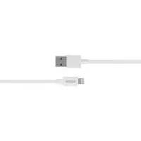 Deltaco Ladekabel USB-A til Lightning, 3 m, hvid 7333048056535 Modsvarer: N/A