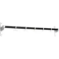 Essem Design Nostalgi knagerække 100 cm Sortbejdset eg/Hvid