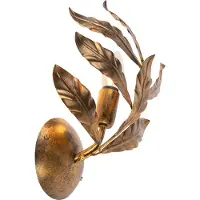 QAZQA Vintage væglampe antik guld - Linden