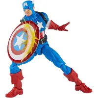 Hasbro Marvel Legends Series 20th Anniversary Series 1 Captain America 15 cm samlerbar actionfigur med 14 tilbeh?r