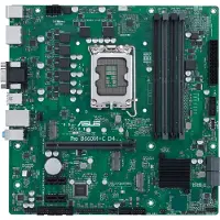 Asus PRO B660M-C D4-CSM - Bundkort - micro ATX - LGA1700 sokkel - B660 Chipset - USB 3.2 Gen 1, USB-C Gen1 - Gigabit LAN - onboard grafik (CPU påkrævet) - HD Audio (8-kanaler)
